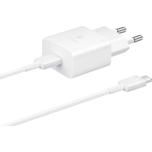 15W USB C Nätladdare + USB C-kabel - 15W - SAMSUNG - Vit