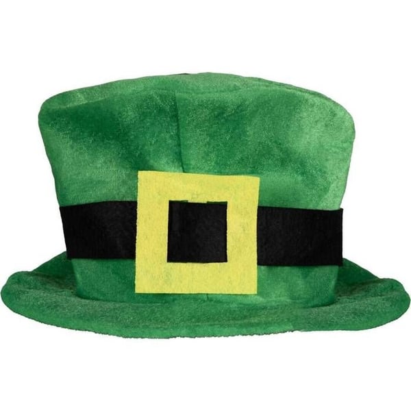 Hatt Saint Patrick med gul boucle