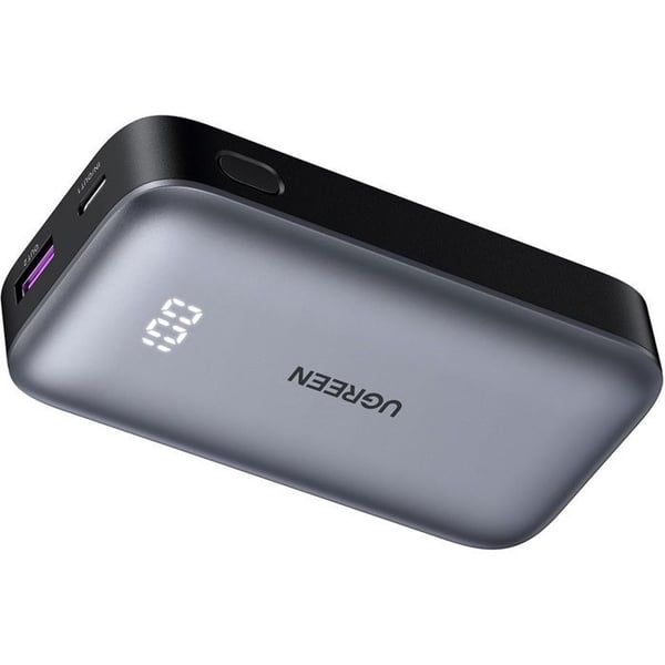 Slim externbatteri - UGREEN - 10 000 mAh - Grå