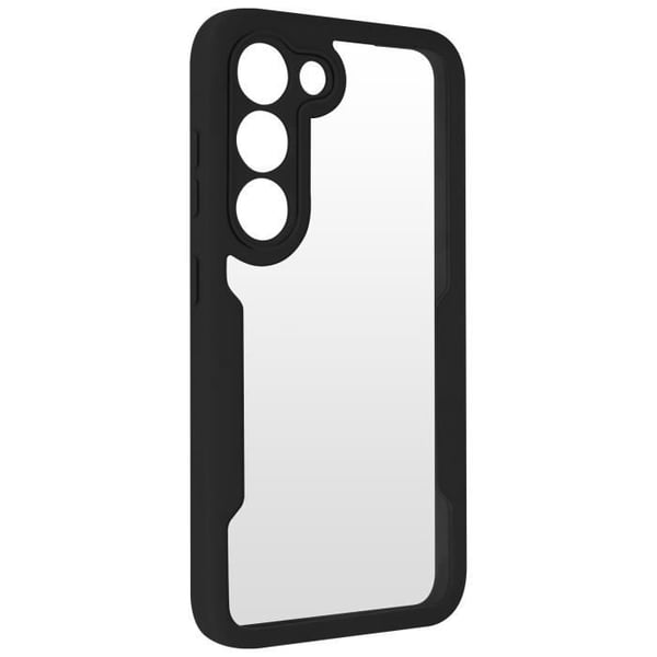 Heltäckande skal - Samsung - Galaxy S23 - Svart - Plexiglas - Förstärkta hörn