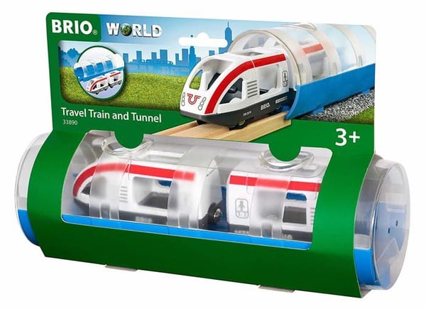 Rejsetog og Tunnel - BRIO - 33890 - Blandet - 3 år og op - Legetøj