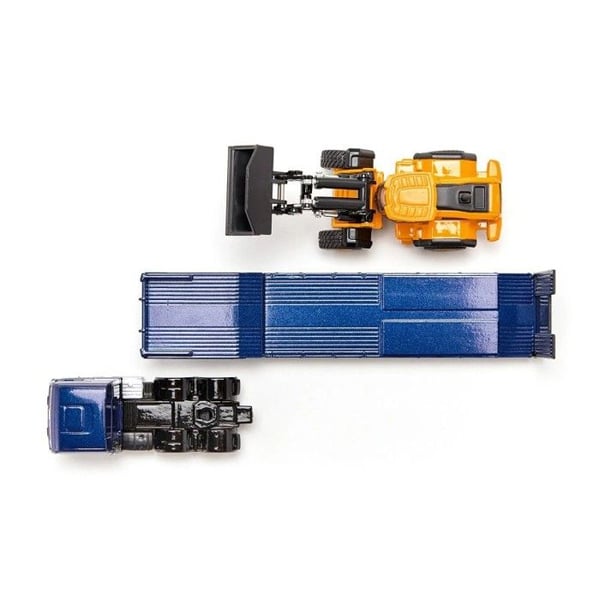 MAN låglastare med JCB-lastare 1/87 - SIKU - Leksak för barn från 3 år och uppåt