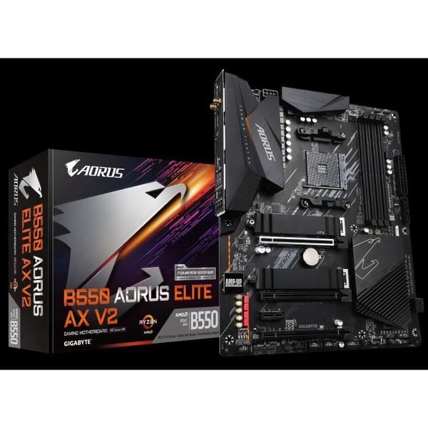 Moderkort - GIGABYTE TECHNOLOGY - B550 AORUS ELITE AX V2