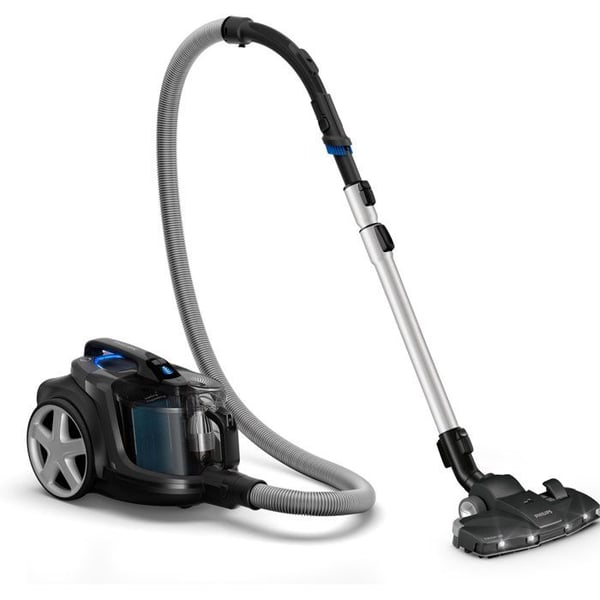 Philips FC9747/09 PowerPro Expert Støvsuger uden pose, med tilbehør, opsuger 99,9 % af støvet, 900 W, sort