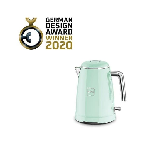 Vattenkokare - Novis - K1 - Retrodesign - Rostfritt stål - 1,6 L - 2400 W