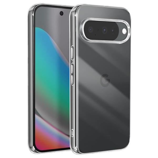 Coque Slim - AVIZAR - Google Pixel 10/10 Pro - Mjuk silikon - Transparent - Ultra tunn