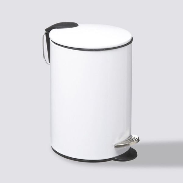 Atmosphéra 3 liters pedalbehållare i metall - Vit