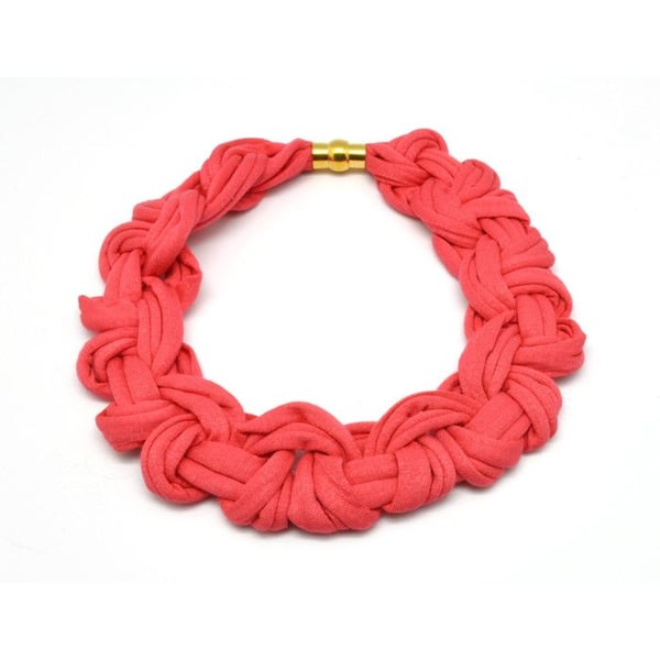 Cocotte - Halsband med knut i koralltyg