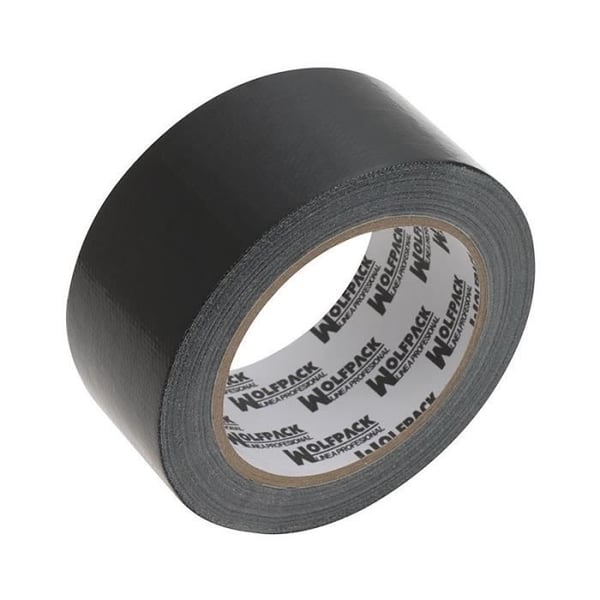 Tejp - AFT - Muskul - Svart - 48 mm - 25 m - Flera användningsområden