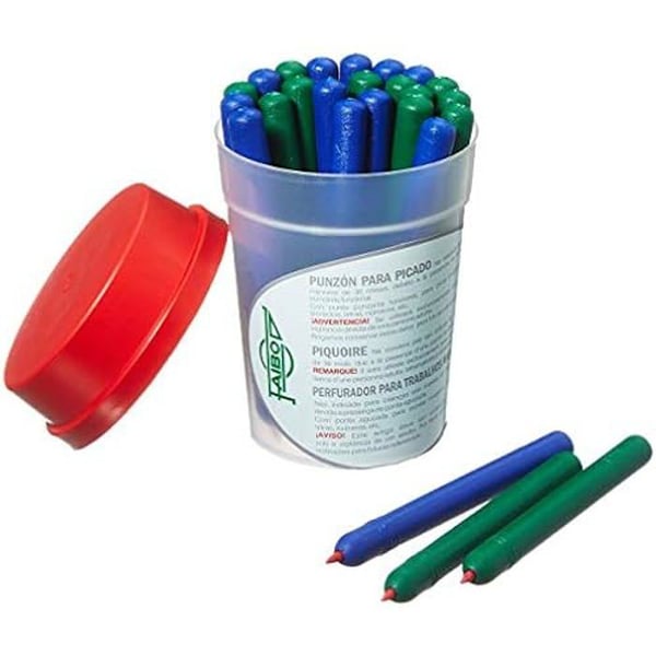 Plaststansar - FAIBO - 727711 - Paket med 25 - Flerfärgad - Idealisk för kreativa hobbyer