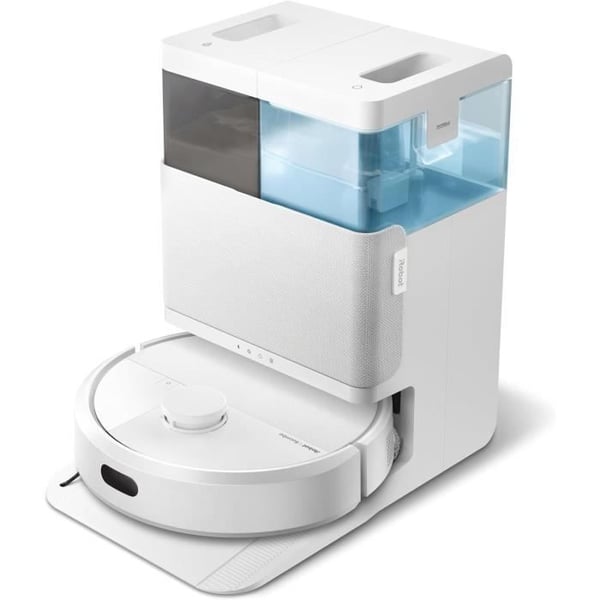 iRobot Roomba Plus 405 Combo Robot + AutoWash - Multifunktionsbas - Tvätt och torkning av microfiberdukar - LiDAR Clearview