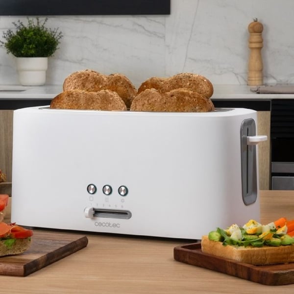 Cecotec Vertikal Brödrost Toast&Taste 16000 Extra Vit
