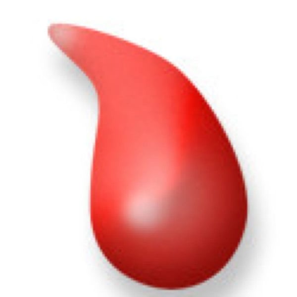 3D-färg - DIAM'S - Klippdocka - 37ml - Röd - Blank - Ogenomskinlig