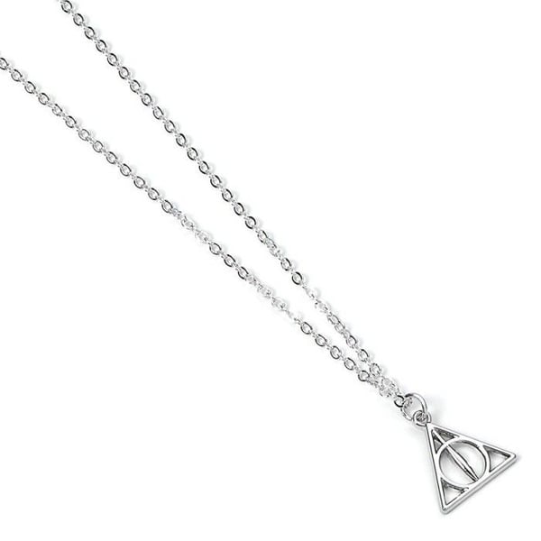"Pendentiv - Harry Potter - Relikerna från döden - Pläterad silver - 40 cm - Unisex"