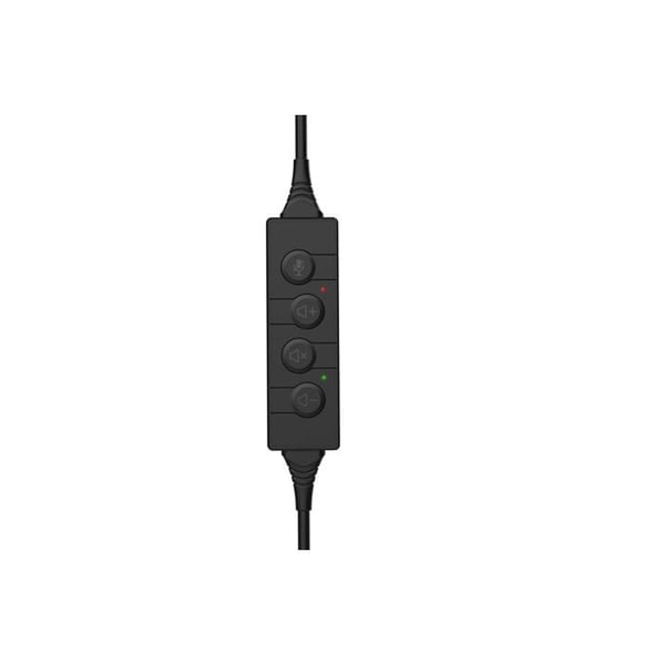 Hörlurar - Nilox - USB-hörlurar - Inbyggd mikrofon - Trådad - Svart