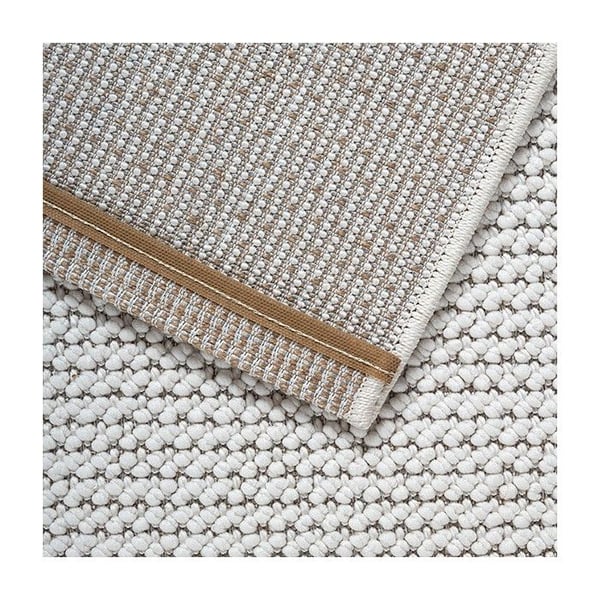 Melis Home Moderna designmattor Creme 160 x 220 cm modern loop inomhus utomhus fin textur hållbar lätt