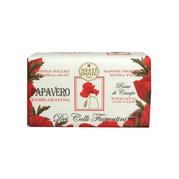 SAPONE VEGETAL FRÅN FIORENTINI KULLAR PAPAVERO - RÖD AV FÄLT