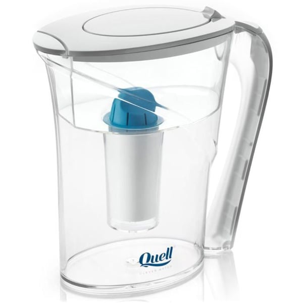 Filtreringskaraff - QUELL - Eiva - 1,6L - Vit - Ultra filtrering NASA