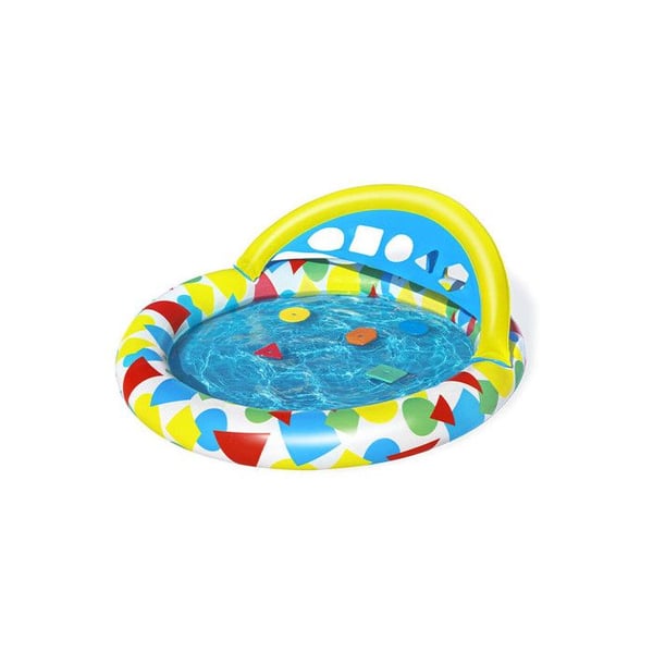 Bestway Uppblåsbar Barnpool Lärande 120x117x46 cm +4 månader Trädgård 52378