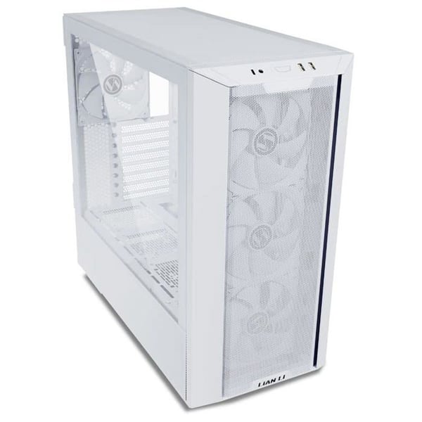 Medeltornsskåp - LIAN-LI - LANCOOL III - E-ATX - Vit - Utmärkt ventilation - Modern design