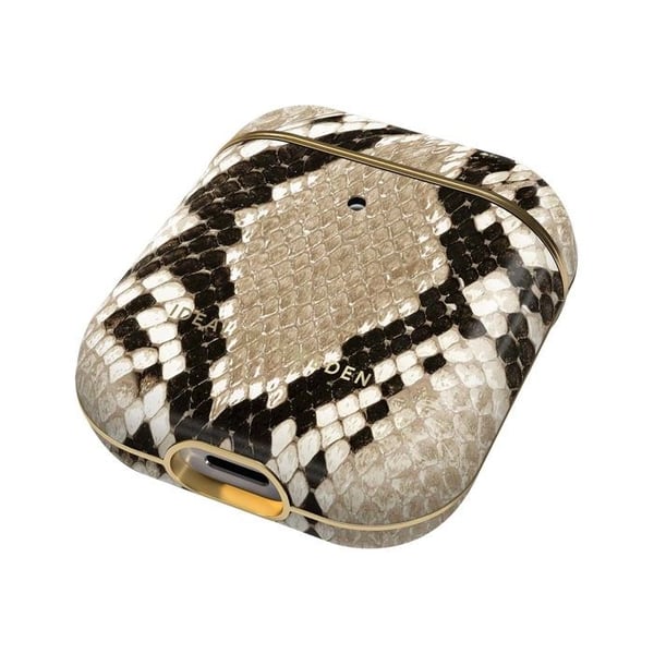 Fodral för AirPods 1 / 2 Mönster Sahara Snake Ultra-Chic IDEAL OF SWEDEN Brun