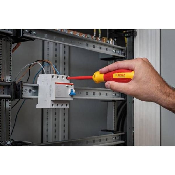 Isoleringstänger VDE - BOSCH - TX15x75 - Isolerad upp till 1000 V - Termoplastisk elastomer - Halkskyddande