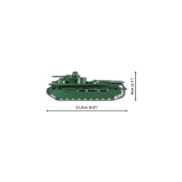 Modellsats - COBI - 2990 - VICKERS A1E1 INDEPENDENT - Plast - Att montera själv - Grön