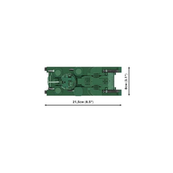 Modellsats - COBI - 2990 - VICKERS A1E1 INDEPENDENT - Plast - Att montera själv - Grön