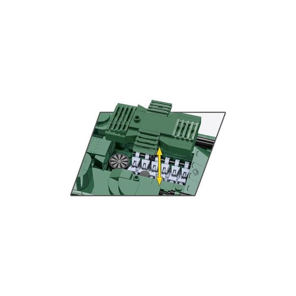 Modellsats - COBI - 2990 - VICKERS A1E1 INDEPENDENT - Plast - Att montera själv - Grön