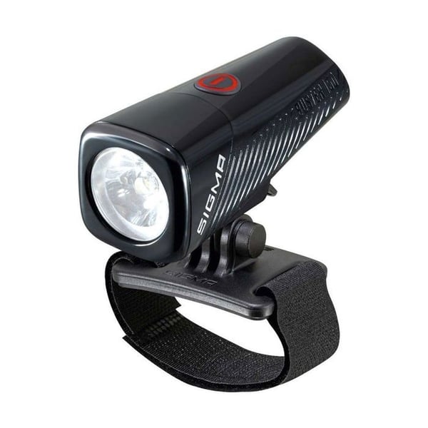 Hjälmlampa - SIGMA - Buster - 400 lumen - Uppladdningsbar USB - Universell fäste