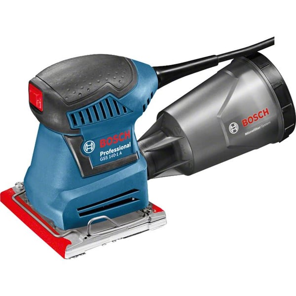 Orbital slipmaskin - BOSCH - GSS 140-1A - 180W - Robust spännsystem - Ergonomiskt handtag