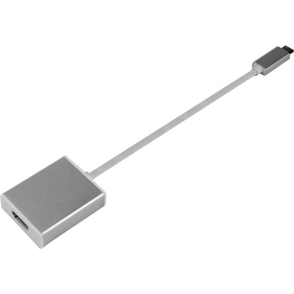 USB-C till HDMI-adapter - LMP - Silver - 4K UHD - Kompatibel med MacBook - 60 Hz