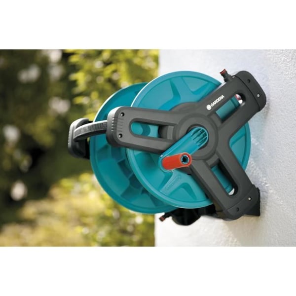 50 Klassisk utrustad bärbar och väggmonterad dispenser - GARDENA - 20m - Ø13mm - 2 i 1 verktyg - 5 års garanti