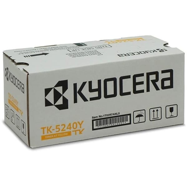 Original KYOCERA TK 5240Y tonerpatron gul til ECOSYS M5526cdn, M5526cdw, P5026cdn, P5026cdw