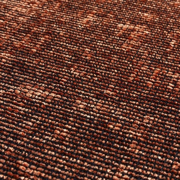 Matta - AYYILDIZ - Bohème - Bomull Terracotta - Vintage Kilim - Mjukt halkskydd 140x200 cm