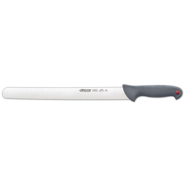 Skinkkniv - ARCOS - Colour Prof - Flexibel blad av rostfritt stål - Ergonomiskt handtag - 36cm