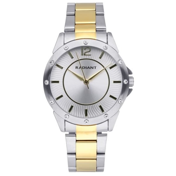 Kvinnotime - RADIANT - LEXA RA568202 - Kvarts - Silverfärgad - Rund - Rostfritt stål