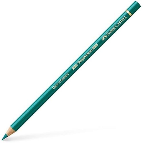 Färgpennor - Faber Castell - Polychromos - Kromoxidergrönt - 6 enheter - Spets i polymer