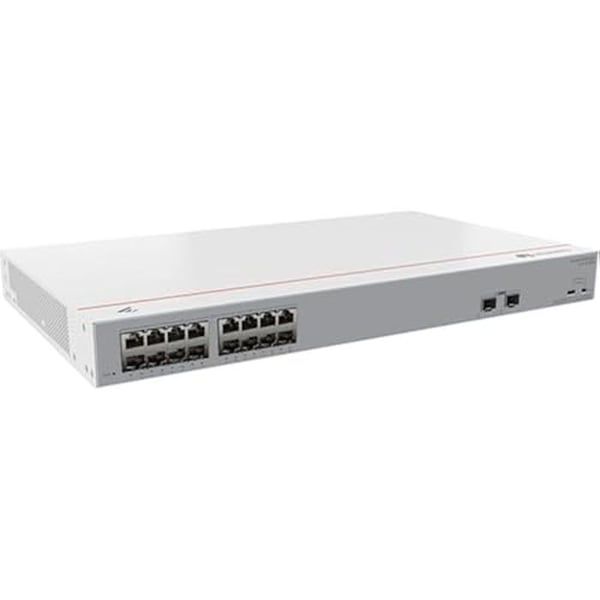 Switch - HUAWEI - S110-16LP2SR - 16 portar RJ-45 Gigabit - 2 portar Combo SFP - PoE+ 124W