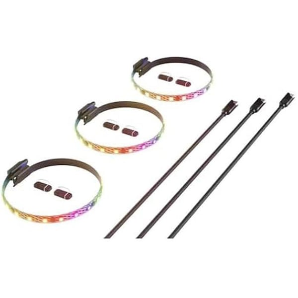 Kit för ljusband - HYTE - LS10 - Digital immersionsbelysning - Magnetfäste - 3 delar