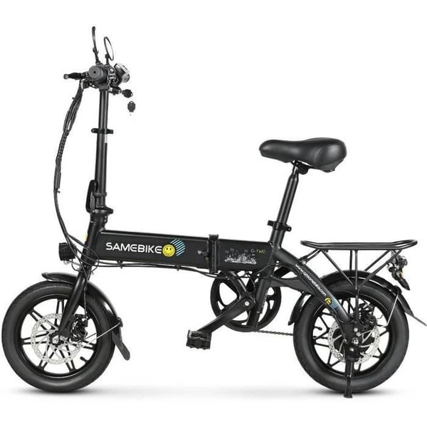 Elcykel Samebike YINYU14 för vuxna, motor 250 W, batteri 36 V 7,8 Ah, däck 14 tum