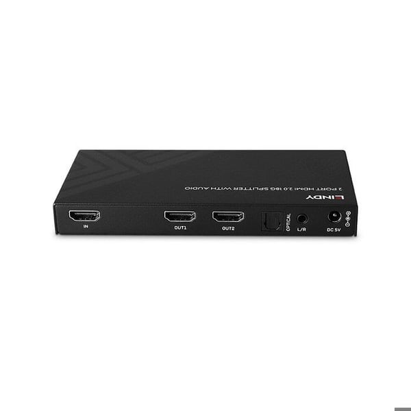 LINDY Splitter HDMI 2.1 8K 60Hz 2 utgångar