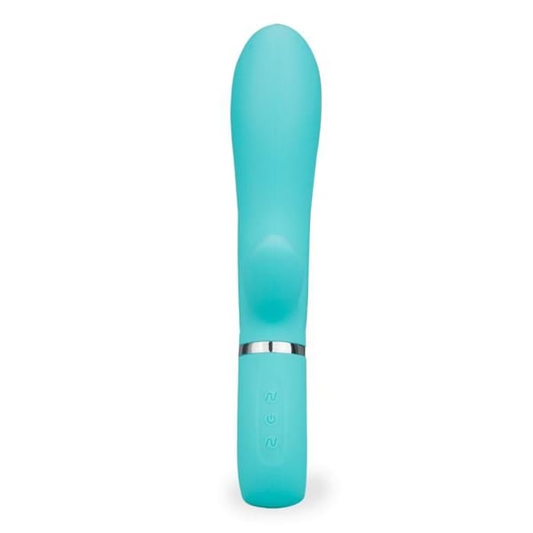 Kaninhoppare vibrator Comfort och Hortensia - Turkos