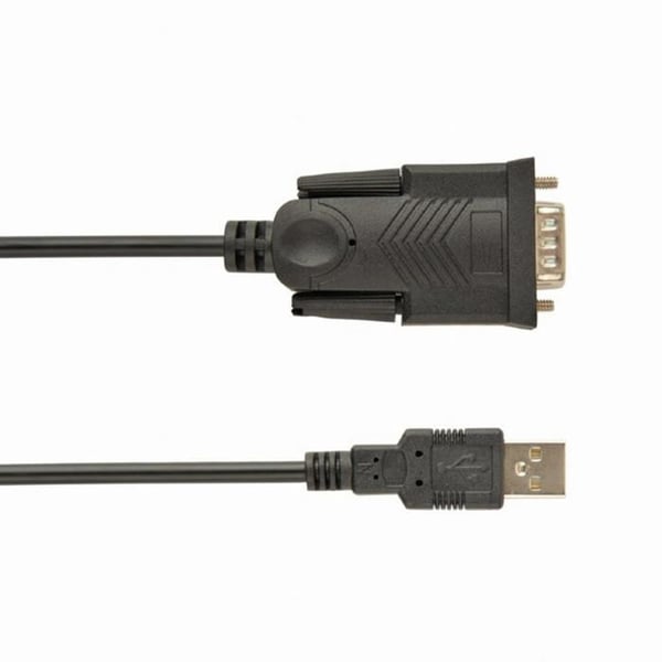 USB-kabel - Cablexpert - UAS-DB9M-02 - 1,5 m - USB (M) til DB-9 (M) - Sort