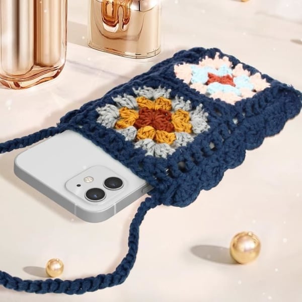 Sock Case - WavePocket - Hollow Woven - Colorful Patterns - Soft - Blue