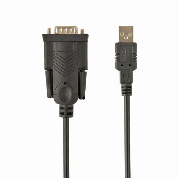 USB-kabel - Cablexpert - UAS-DB9M-02 - 1,5 m - USB (M) til DB-9 (M) - Sort