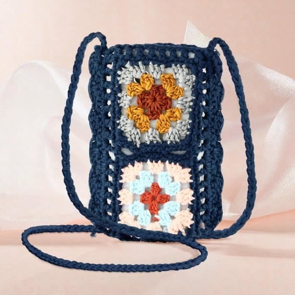Sock Case - WavePocket - Hollow Woven - Colorful Patterns - Soft - Blue
