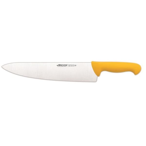 Kockkniv - ARCOS - Prof 290900 - NITRUM rostfritt stål - Ergonomiskt handtag - 30 cm