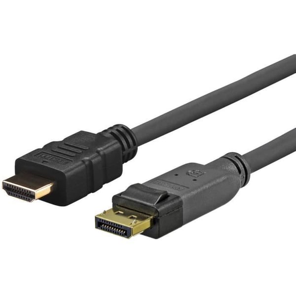 VivoLink DisplayPort-kabel - HDMI 3.0m - 3 m - Hane - Hane - Guld