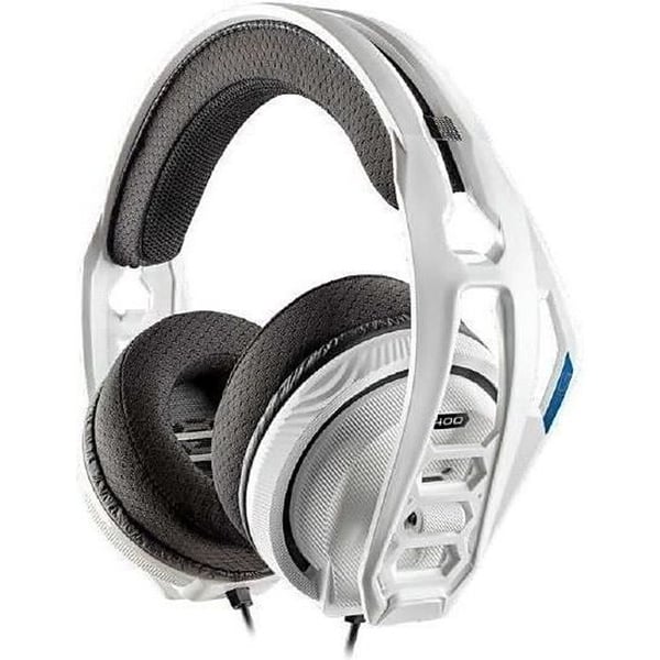 Gaming Headset - BigBen Plantronics - RIG 400HS - Vit - Trådad - PS4